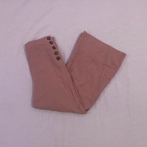 Linen wide leg pants